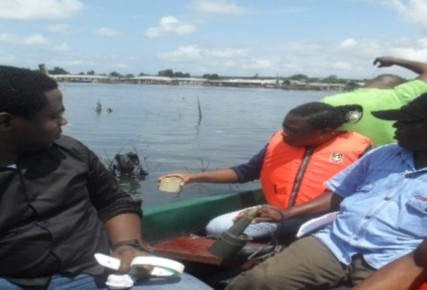 CEMPOS researchers conducting fieldwork in coastal waters